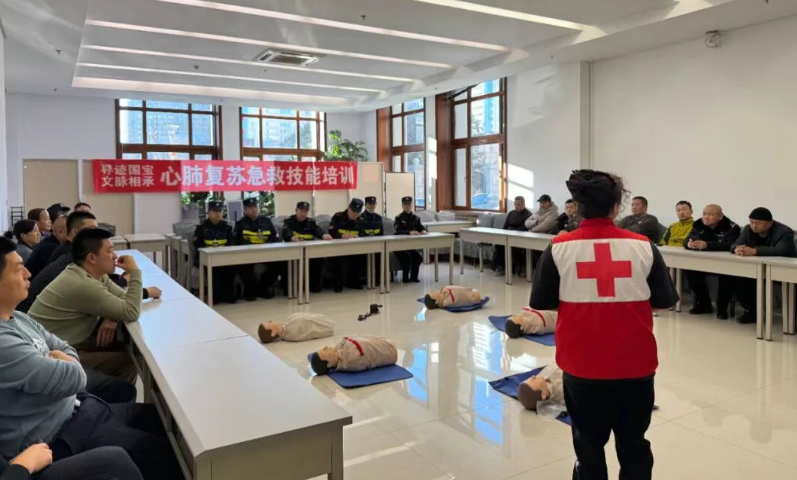 守护国宝 守护健康 | k8凯发基金会急救技能培训为兽首特展筑牢安全防线